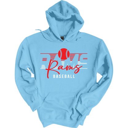 Ralston Rams Baseball Stripe Hoodie Sweatshirt