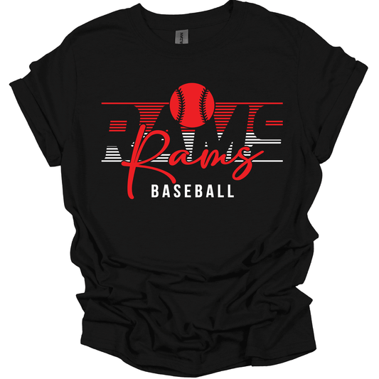 Ralston Rams Baseball Stripe YOUTH T-Shirt