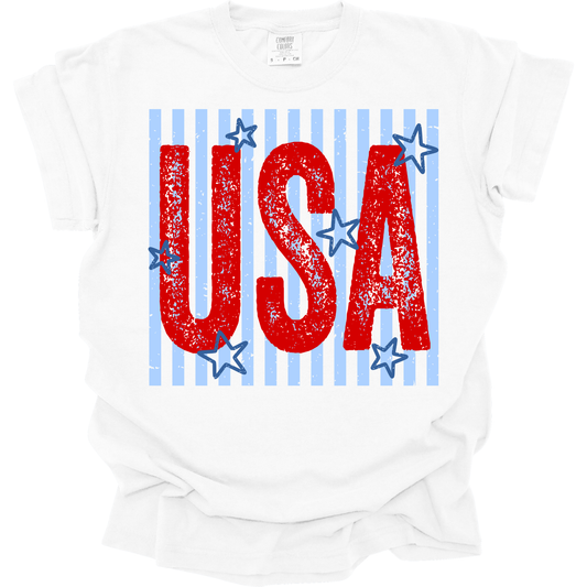 Vintage USA Patriotic Graphic Tee