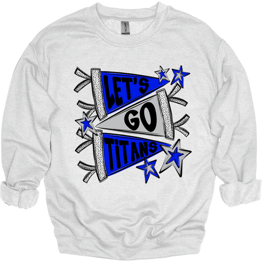 Let's Go Titans Crewneck | Youth & Adult