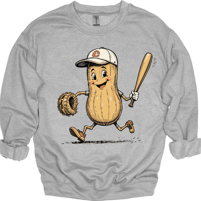 Peanut Baseball Player | Youth & Adult