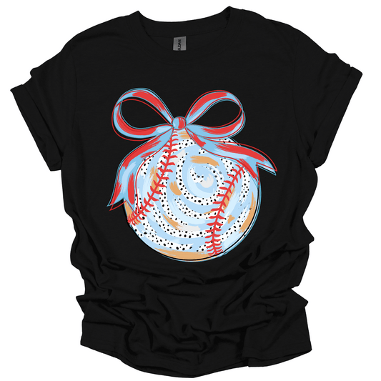 Coquette Brushstroke Baseball