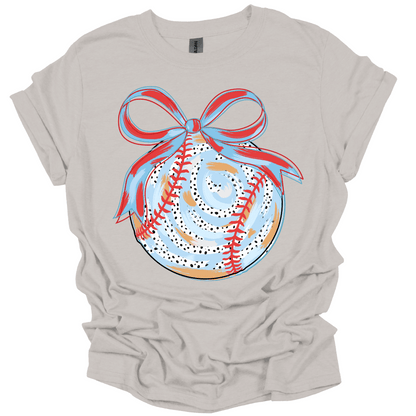 Coquette Brushstroke Baseball