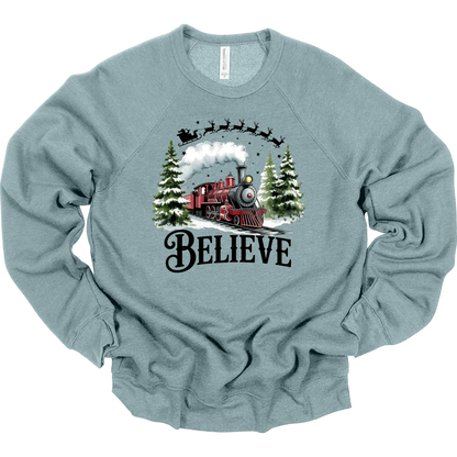 Believe Christmas Train – North Pole Express Vintage Holiday