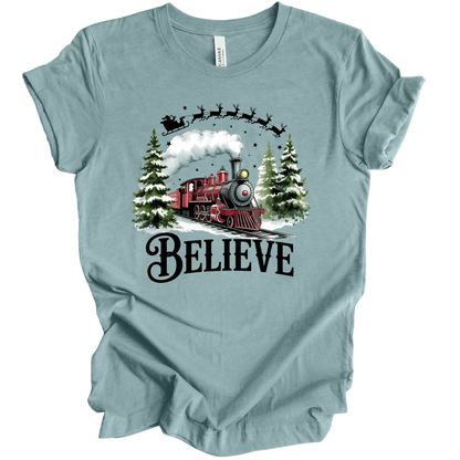 Believe Christmas Train – North Pole Express Vintage Holiday