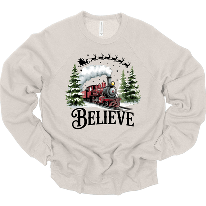 Believe Christmas Train – North Pole Express Vintage Holiday