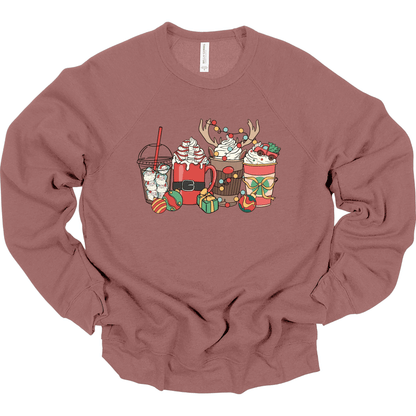 Christmas Drinks: Holiday Cocoa, Reindeer Mug & Santa Latte