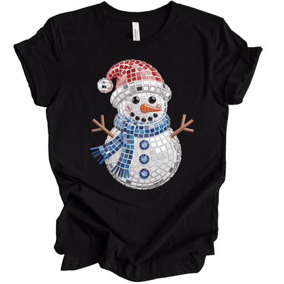 Faux Bling Mosaic Snowman