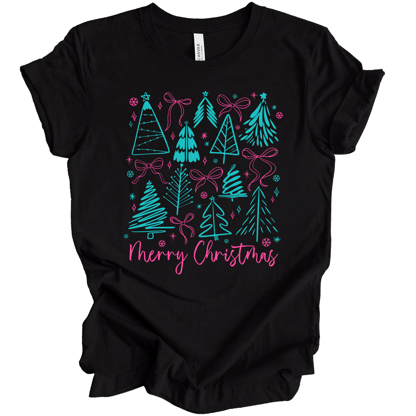 Merry Christmas Doodle Trees