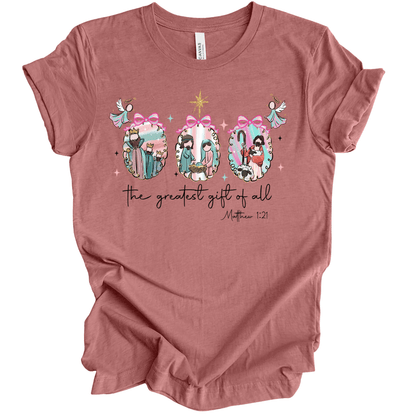 Pastel Nativity: Holy Family, Shepherd & Wise Men Ornaments