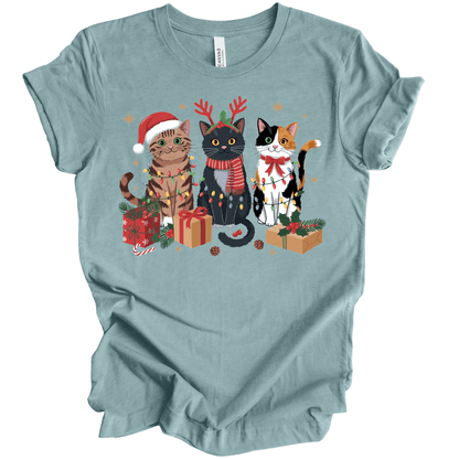 Meowy Christmas - Cute Holiday Cats with Lights & Gifts