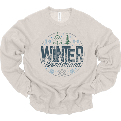 Winter Wonderland – Blue & Green Trees