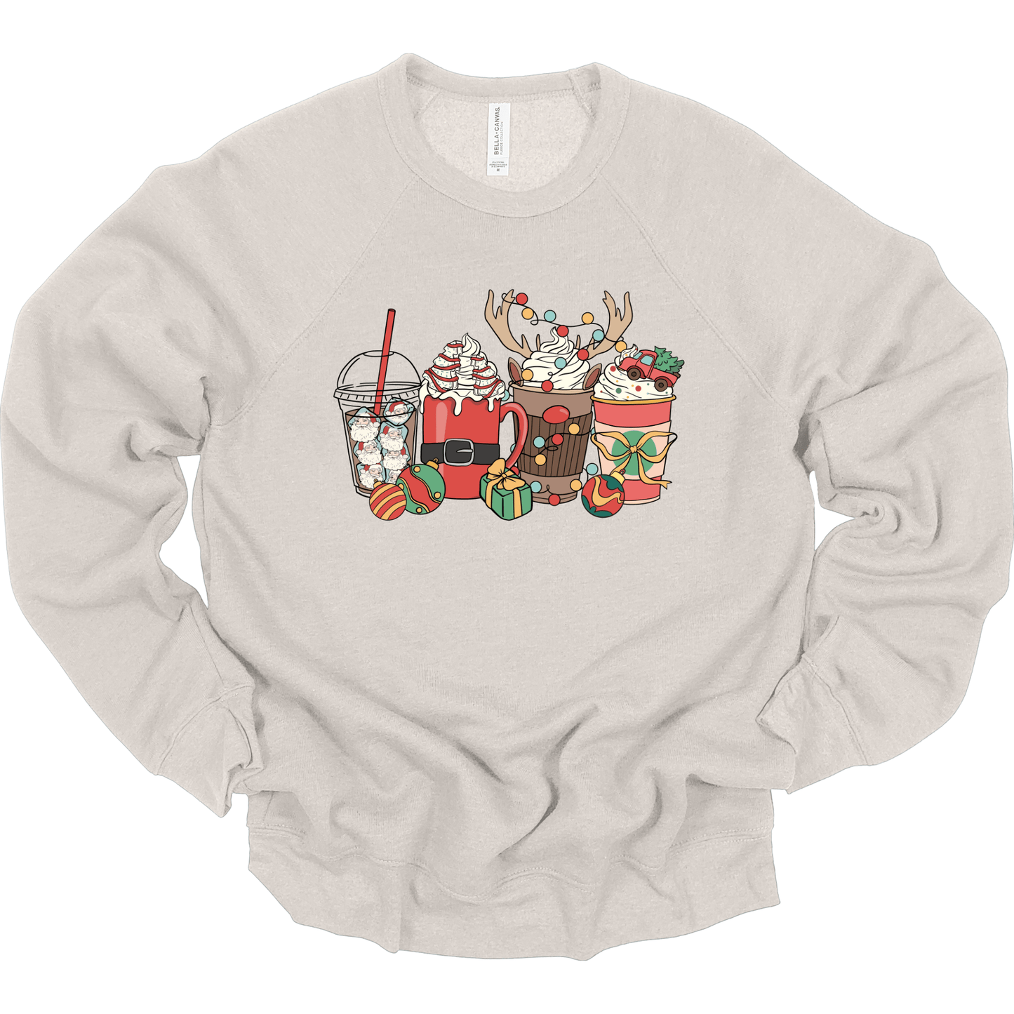 Christmas Drinks: Holiday Cocoa, Reindeer Mug & Santa Latte