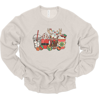 Christmas Drinks: Holiday Cocoa, Reindeer Mug & Santa Latte