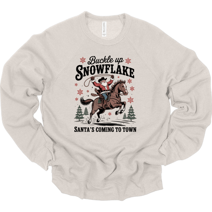 Buckle Up Snowflake, Santa's Coming To Town