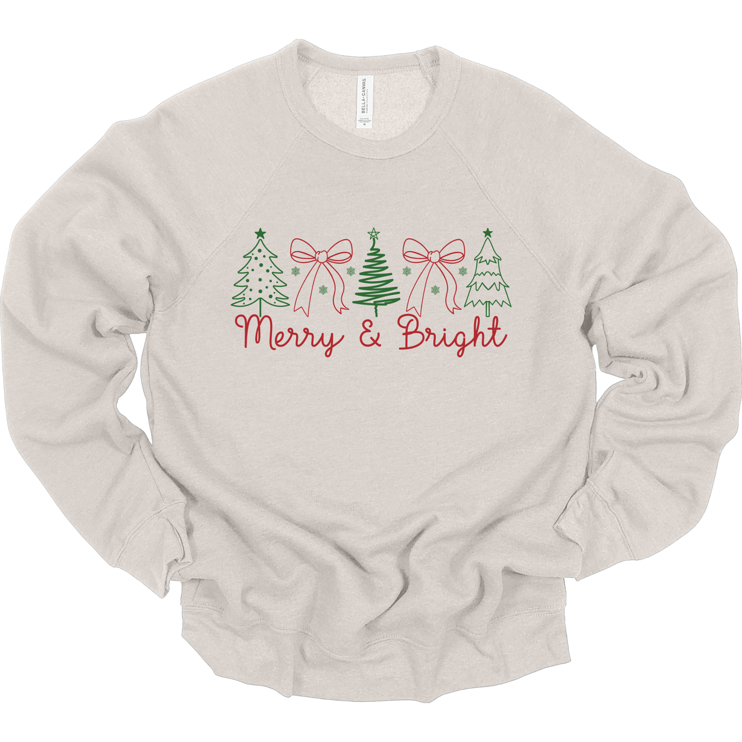 Minimal Merry & Bright Christmas Trees & Bows