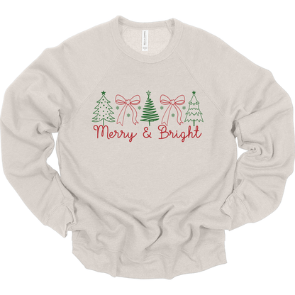 Minimal Merry & Bright Christmas Trees & Bows