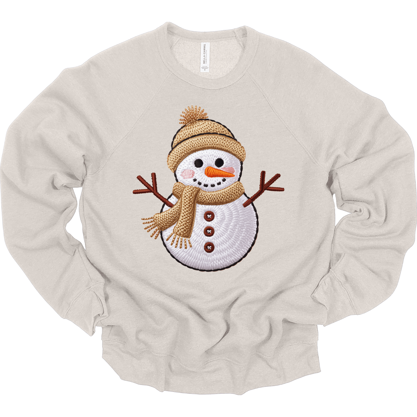 Faux Cozy Crochet Snowman