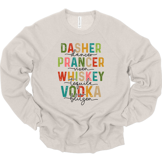 Dasher Prancer Whiskey Vodka