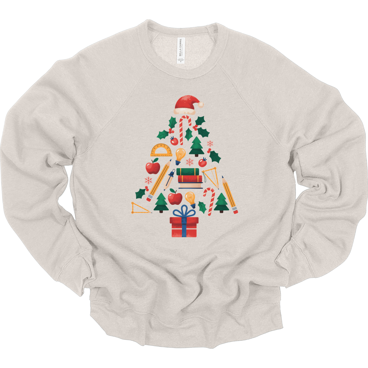 Teacher Christmas Tree – Books, Pencils & Apples Classroom