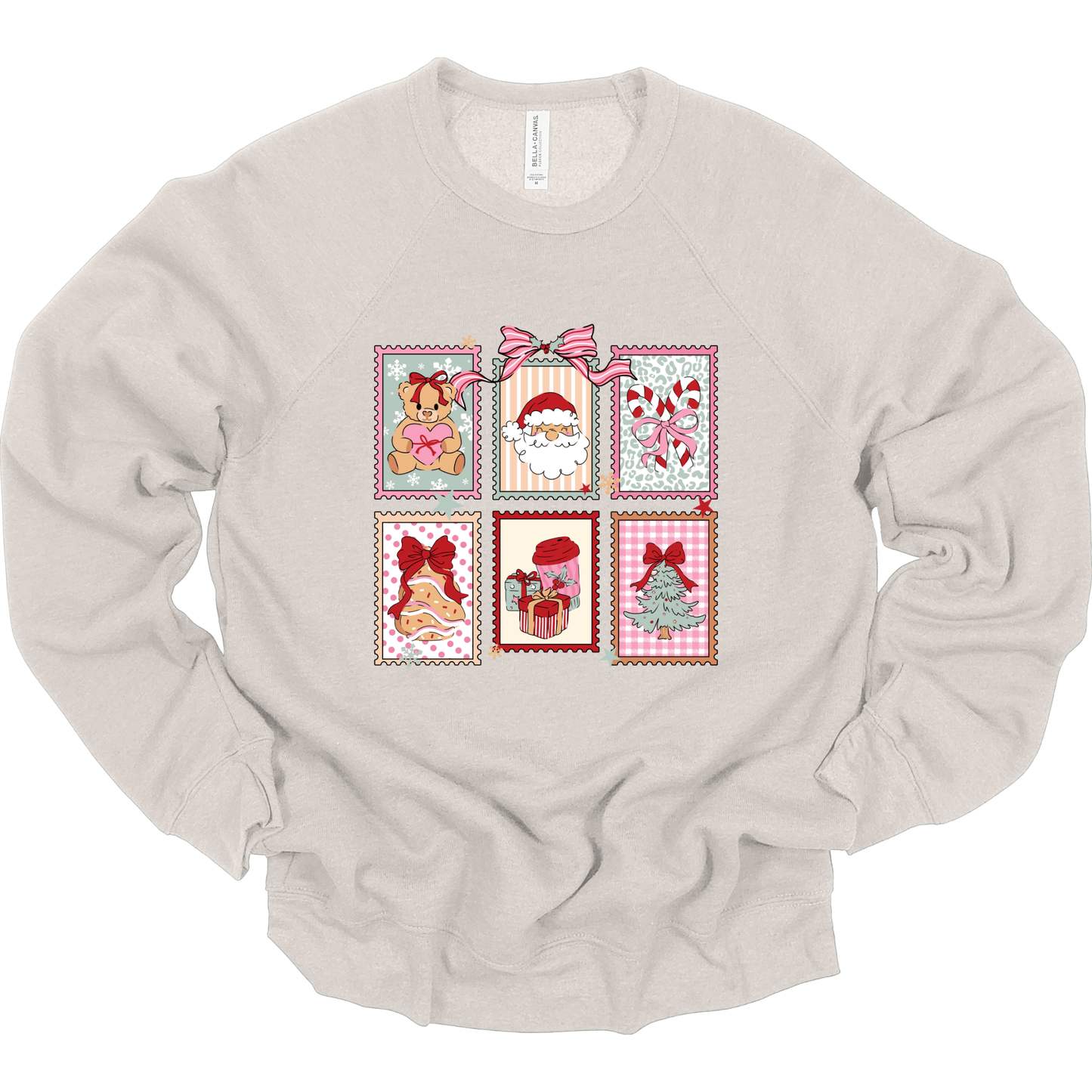 Christmas Postage: Retro Holiday Stamps with Santa, Bear & Treats