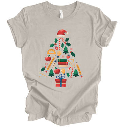 Teacher Christmas Tree – Books, Pencils & Apples Classroom