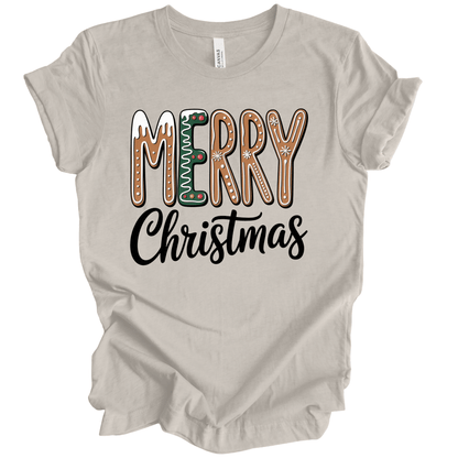 Merry Christmas – Gingerbread Letters