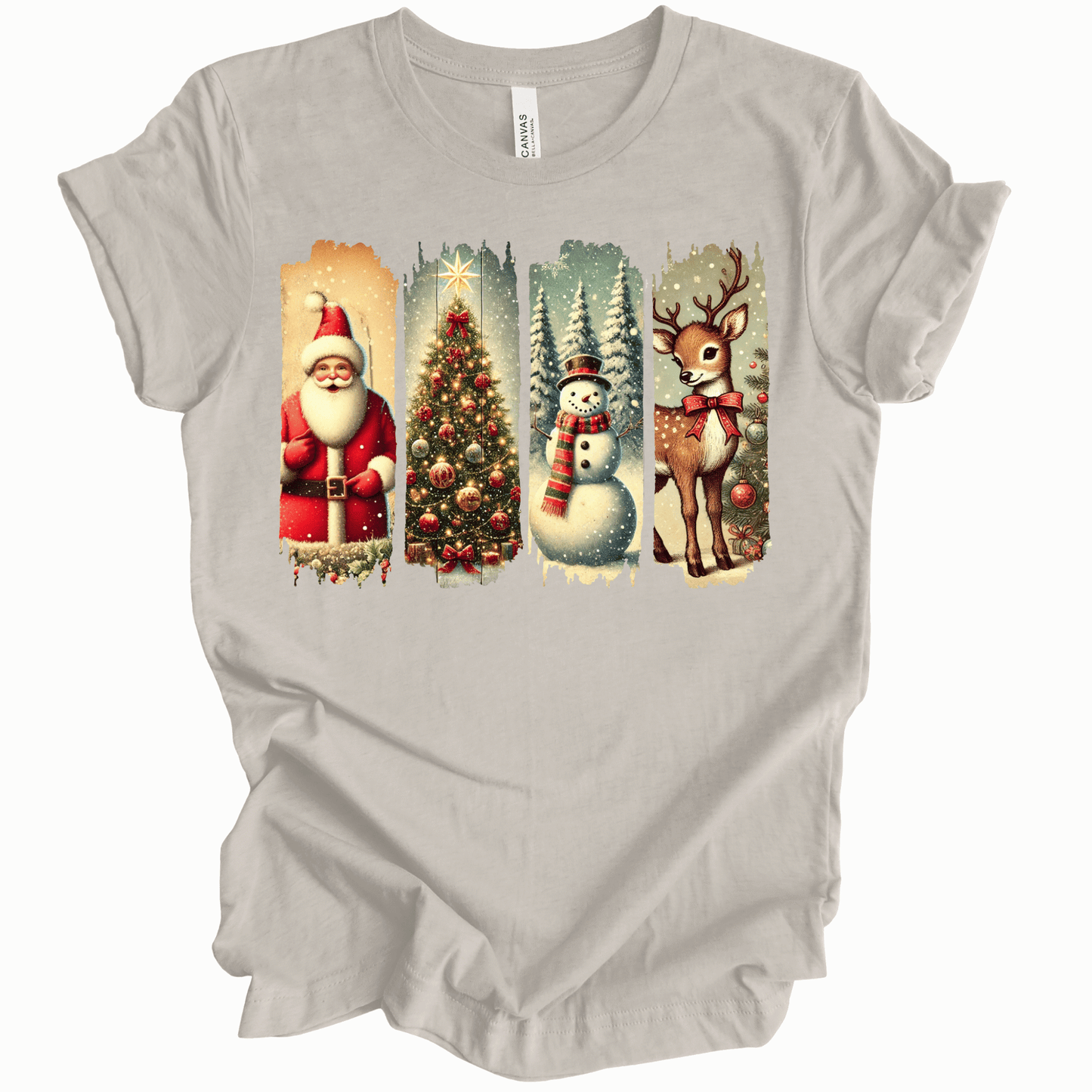 Retro Christmas Brushstrokes