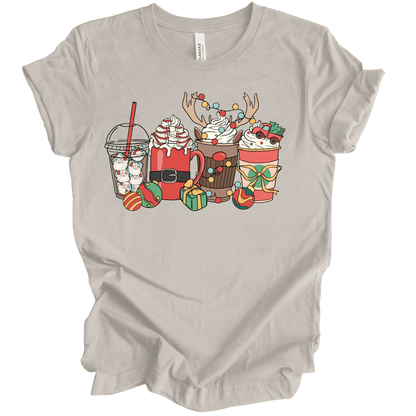 Christmas Drinks: Holiday Cocoa, Reindeer Mug & Santa Latte