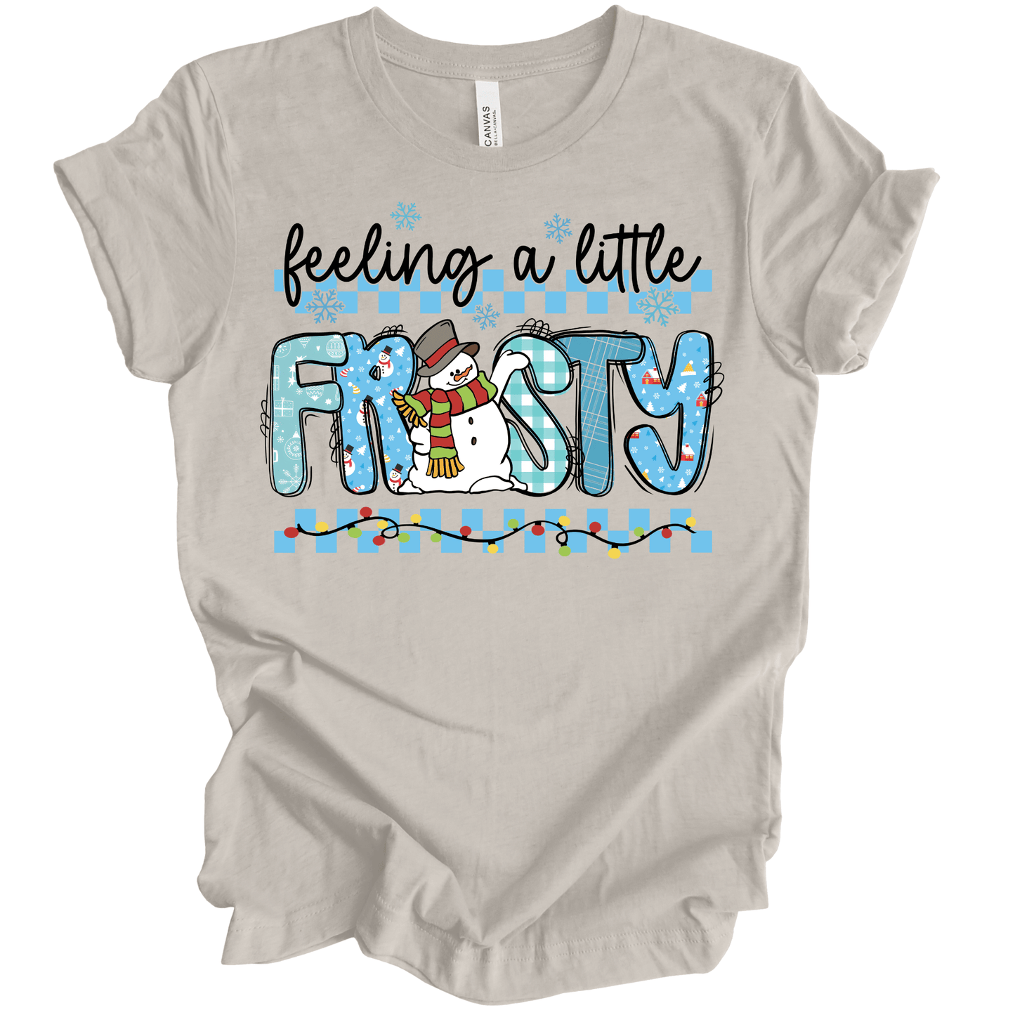 Feeling A Little Frosty Plaid Snowman