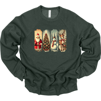 Retro Christmas Brushstrokes