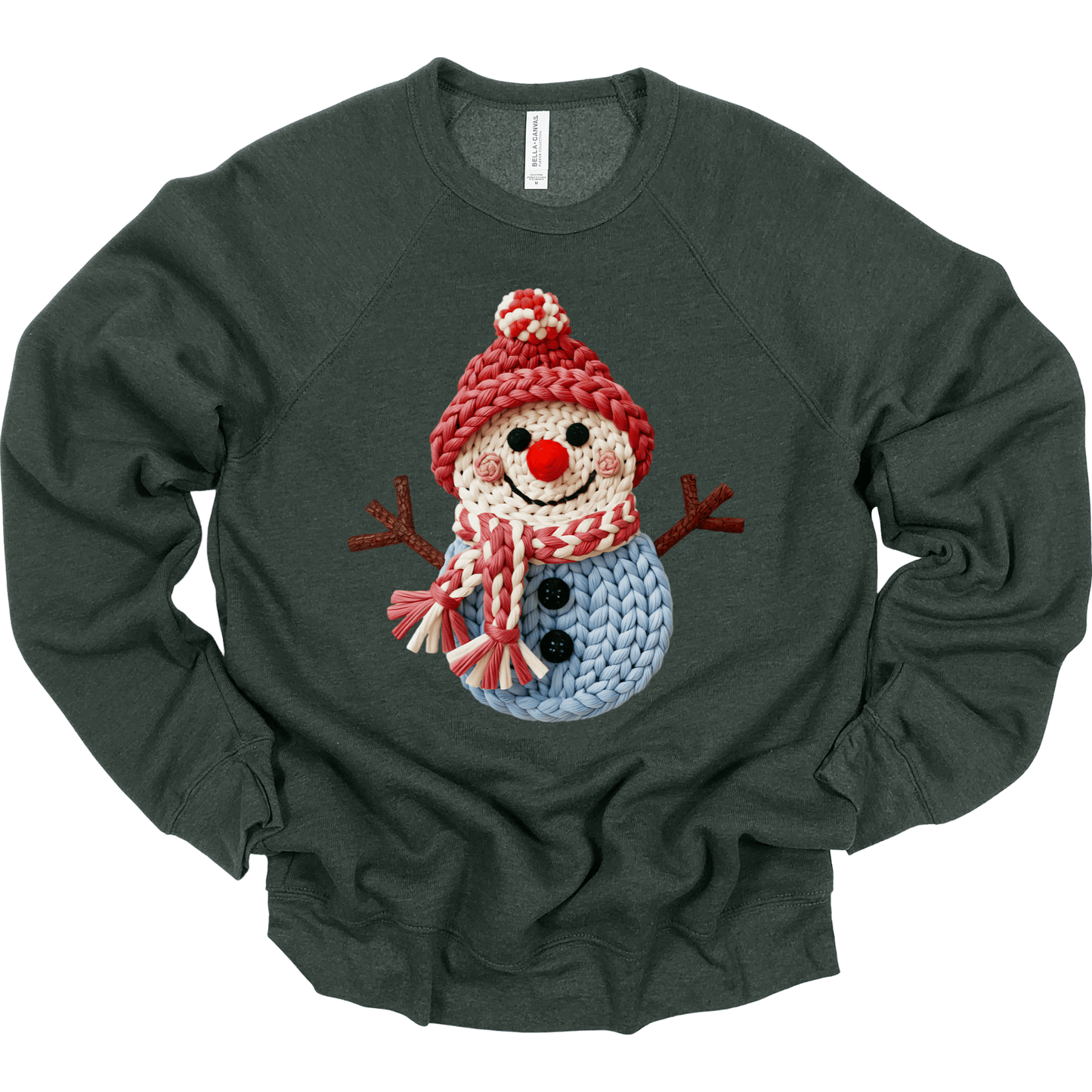 Faux Knit Winter Snowman