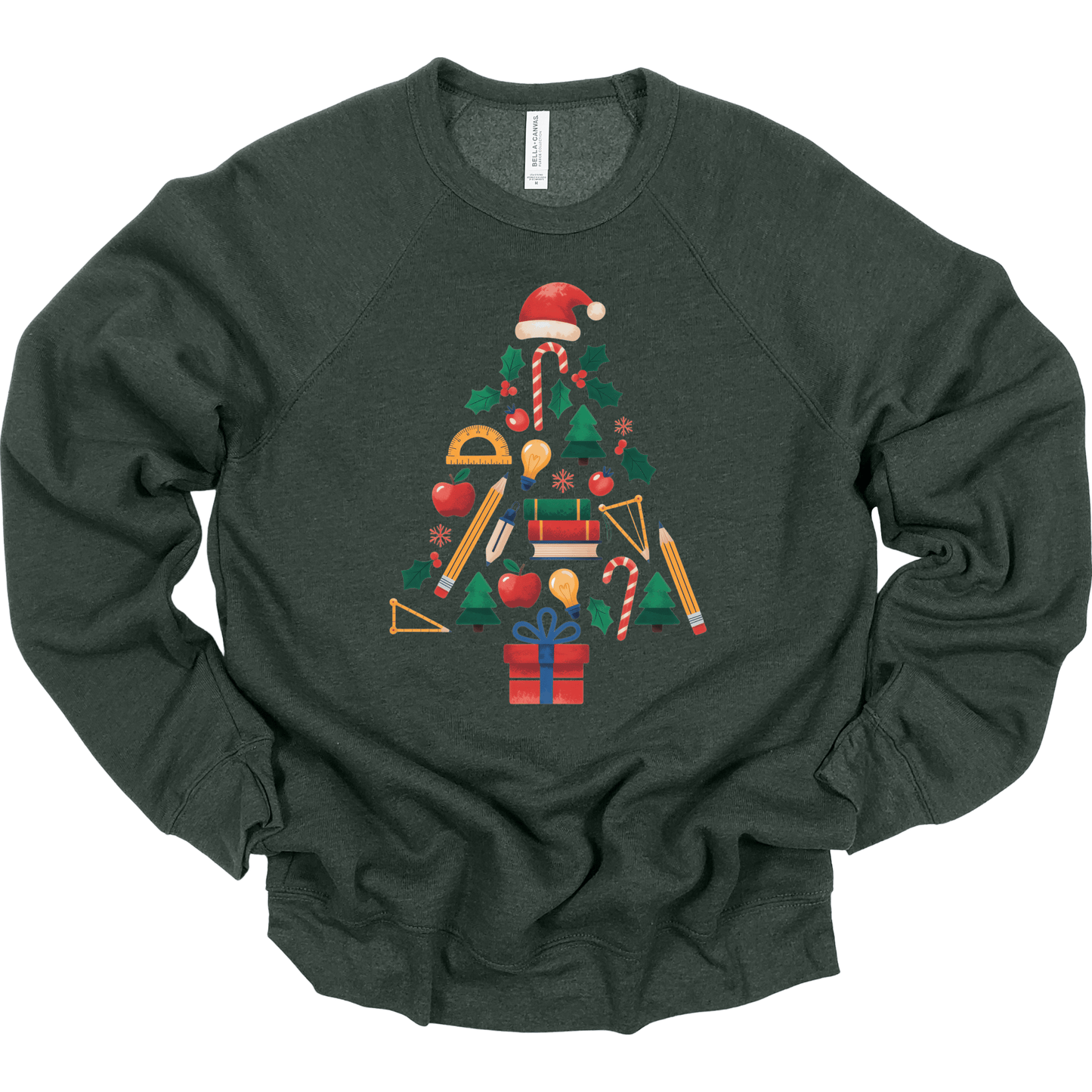 Teacher Christmas Tree – Books, Pencils & Apples Classroom