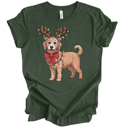 Goldendoodle Reindeer