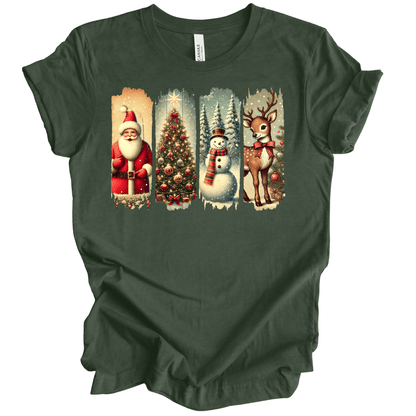 Retro Christmas Brushstrokes