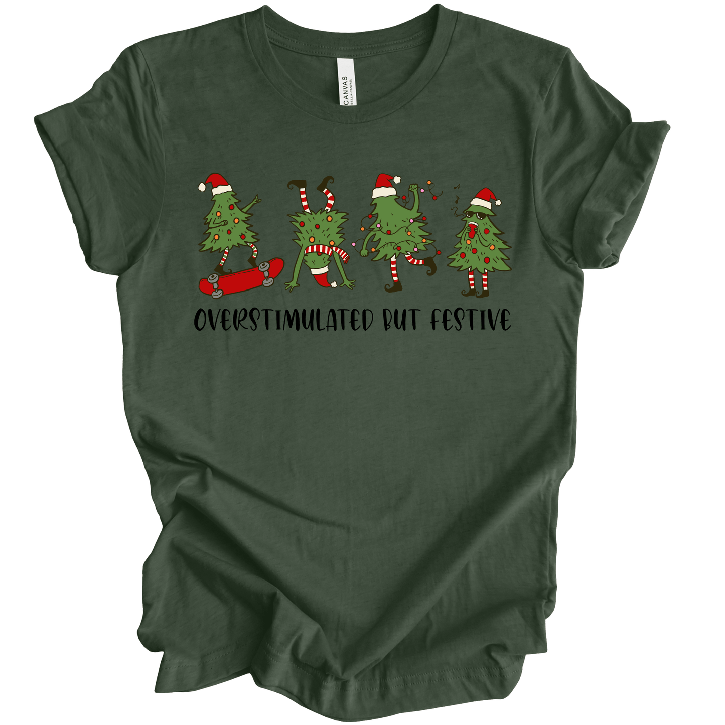 Funny Dancing Christmas Trees: Overstimulated But Festive