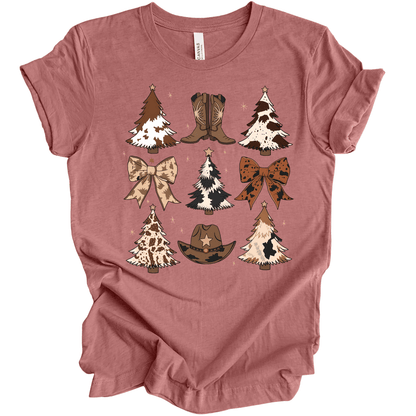 Coquette Western Christmas Tree, Boots & Bows