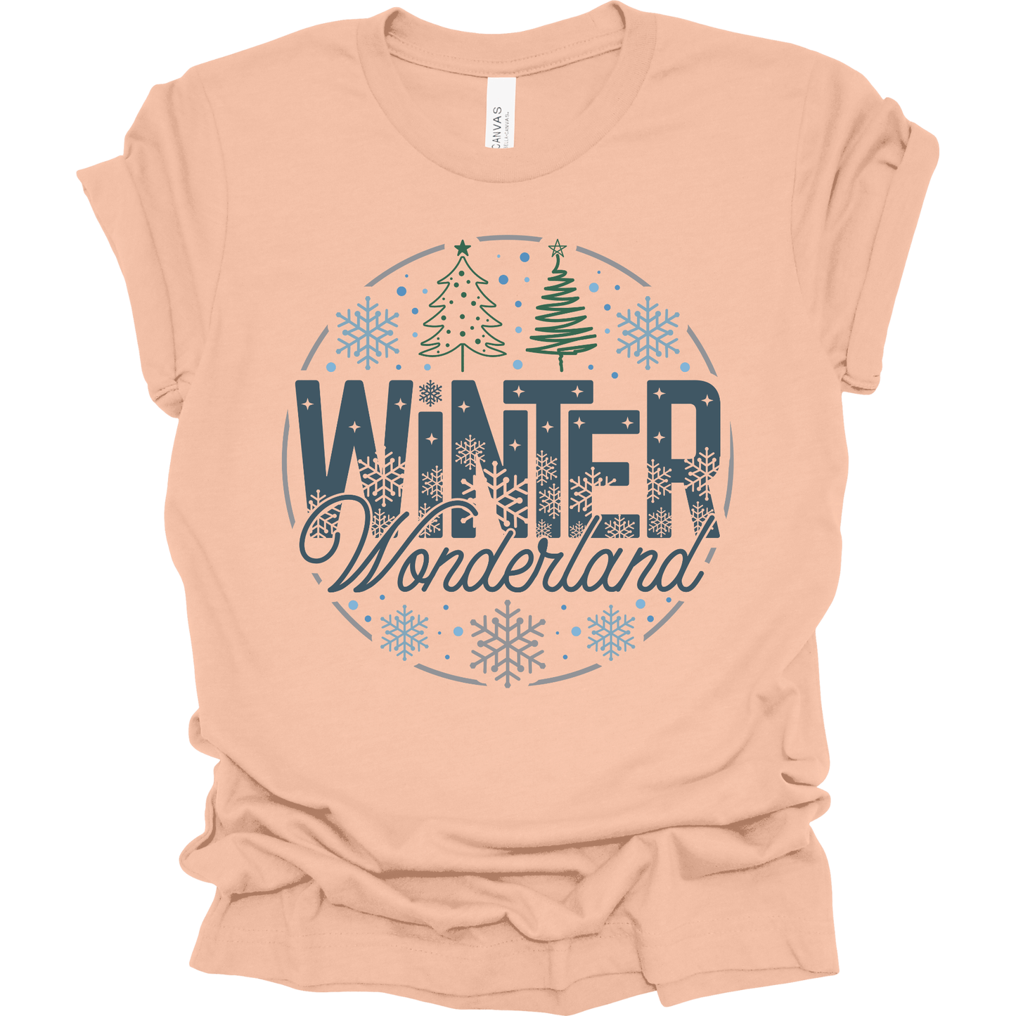 Winter Wonderland – Blue & Green Trees