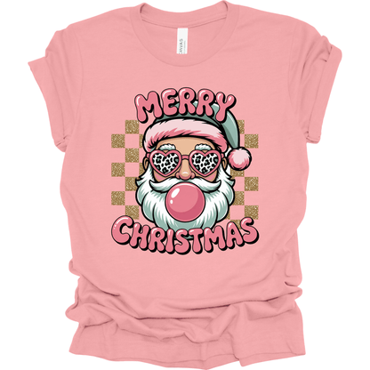 Merry Christmas Retro Bubblegum Santa
