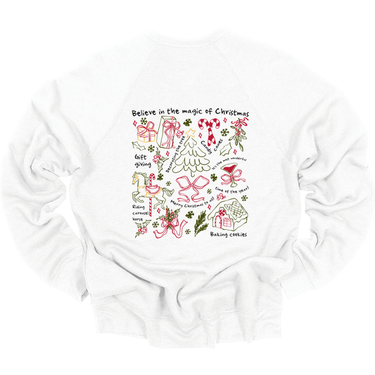 Christmas Line Art Doodles: Classic Holiday Icons