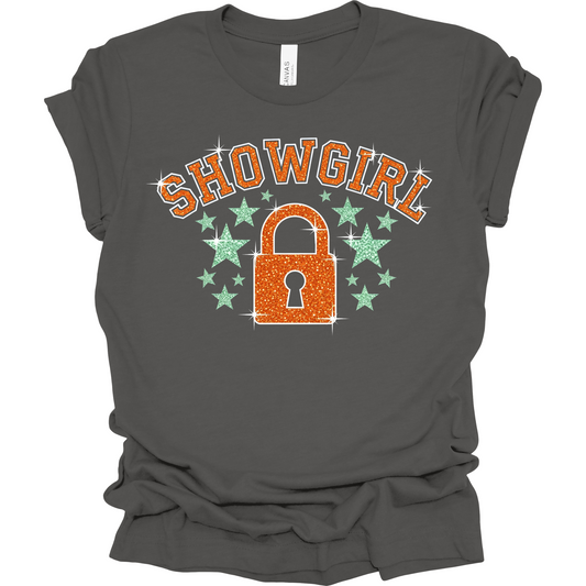Showgirl with lock T-Shirt | Youth & Adult