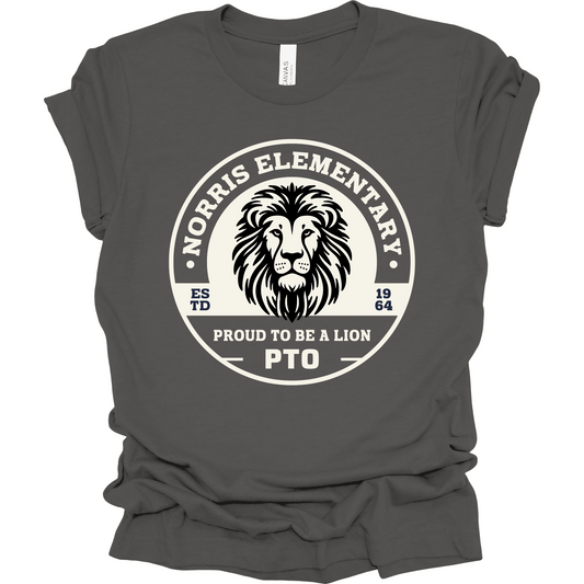 Norris Elementary PTO Volunteer (Front & Back Design) T-Shirt