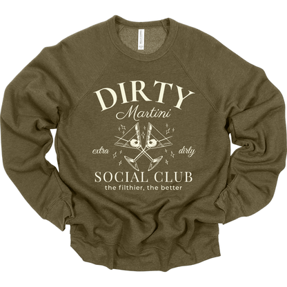 Martini Club: Bella + Canvas Crewneck Sweatshirt
