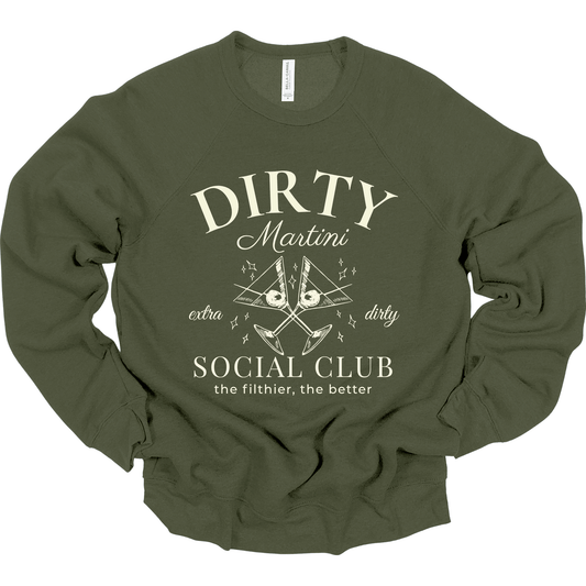 Martini Club: Bella + Canvas Crewneck Sweatshirt