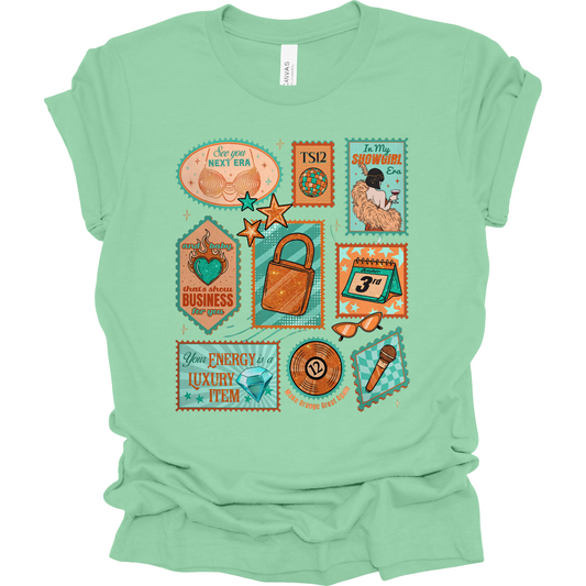 TLOASG Vintage Stamp Collection T-Shirt | Youth & Adult