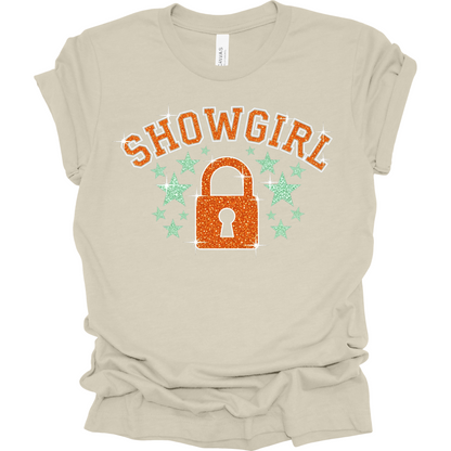 Showgirl with lock T-Shirt | Youth & Adult