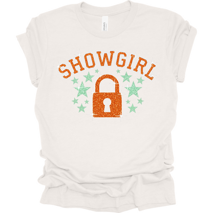 Showgirl with lock T-Shirt | Youth & Adult