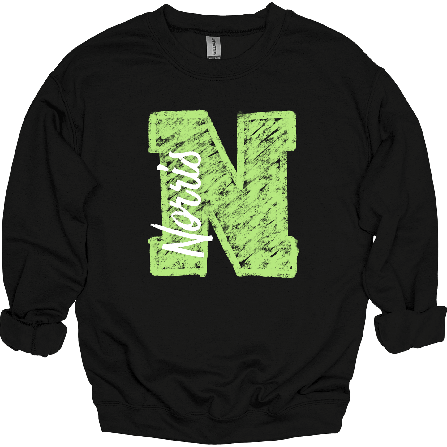 Chalk Norris N Ver. 2 Crewneck Sweatshirt | Youth & Adult