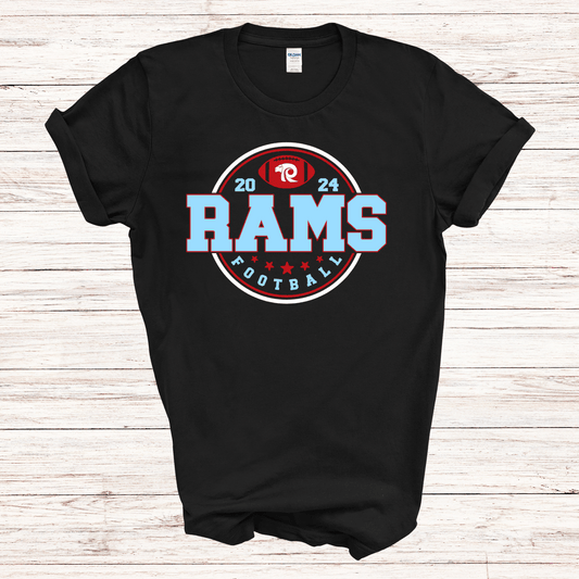 Ralston Rams Football - Adult Unisex Cotton T-Shirt