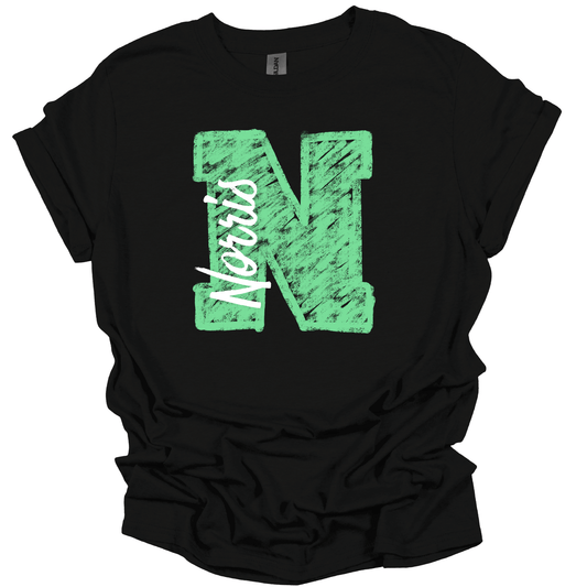 Chalk Norris N Ver. 1 T-Shirt | Youth & Adult